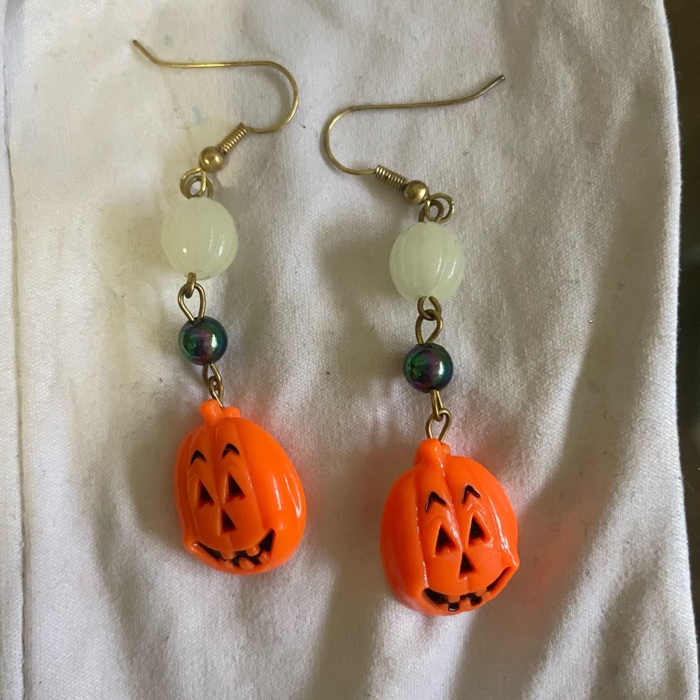 Pumpkin earrings